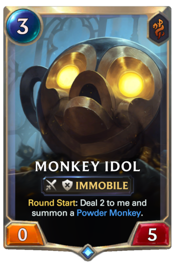 Monkey Idol Card