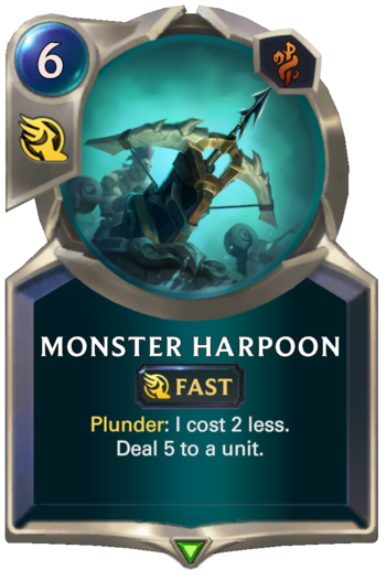 Monster Harpoon Card
