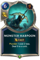 Monster Harpoon Card