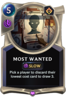 Most Wanted Card