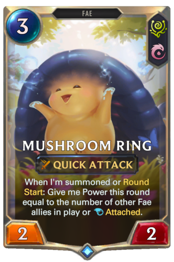 Mushroom Ring Card