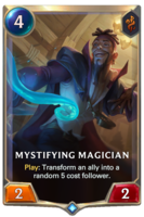 Mystifying Magician Card