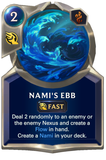 Nami's Ebb Card