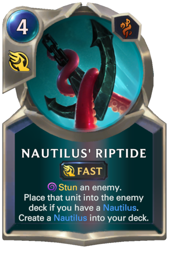 Nautilus's Riptide Card