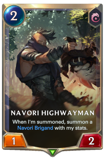 Navori Highwayman Card