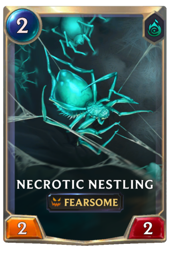 Necrotic Nestling Card