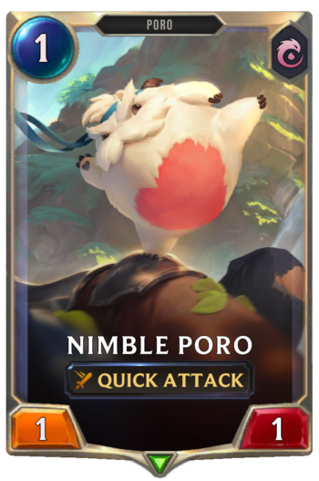 Nimble Poro Card