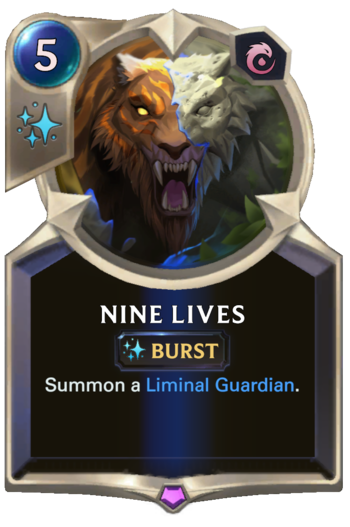 Nine Lives Card