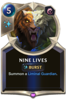 Nine Lives Card