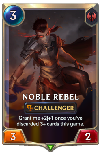 Noble Rebel Card