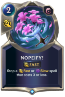 Nopeify! Card