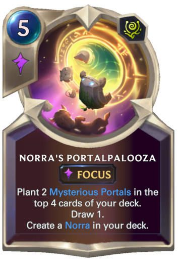 Runtera Card Norra's Portalpalooza :: Legends of Runeterra Card :: RuneterraFire