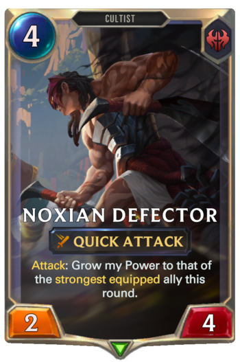 Noxian Defector Card
