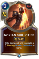 Noxian Guillotine Card