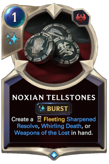 Noxian Tellstones Card