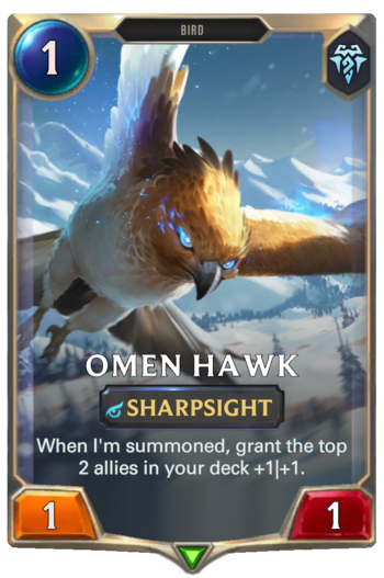 Omen Hawk Card