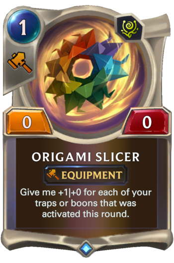 Origami Slicer Card