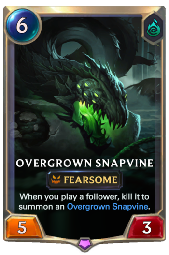 Overgrown Snapvine Card