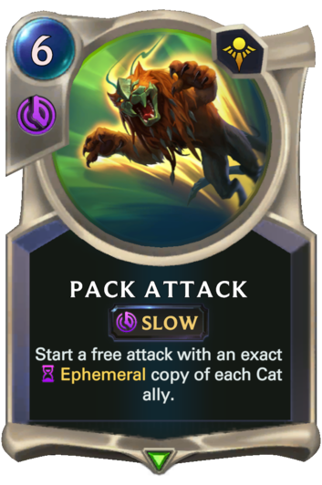 Pack Attack :: Legends of Runeterra Card :: RuneterraFire