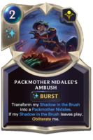 Packmother Nidalee's Ambush Card