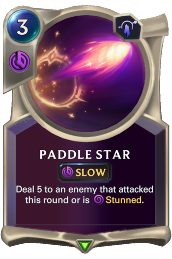 Paddle Star Card
