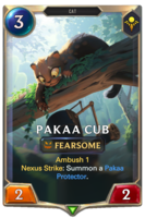 Pakaa Cub Card