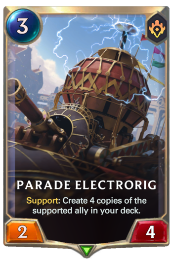 Parade Electrorig Card
