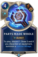 Parts Made Whole Card