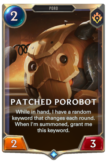 Patched Porobot Card