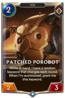 Patched Porobot Card