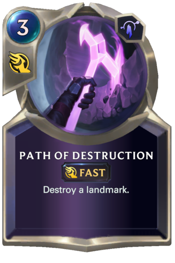 Path of Destruction Card