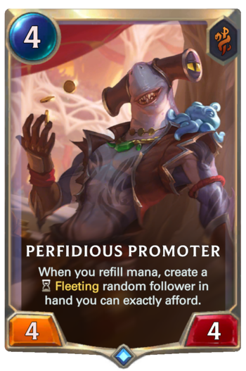Perfidious Promoter Card