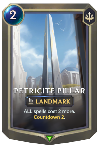 Petricite Pillar Card