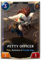 Petty Officer A Card