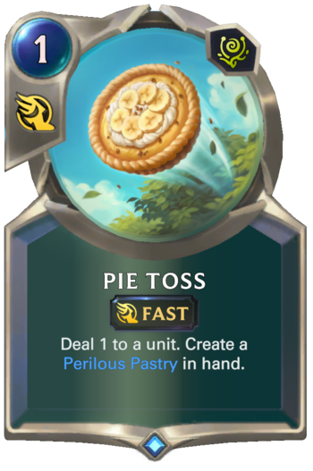 Pie Toss Card