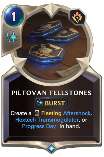 Piltovan Tellstones Card