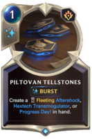 Piltovan Tellstones Card