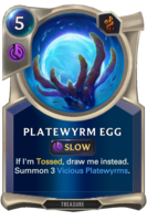 Platewyrm Egg Card