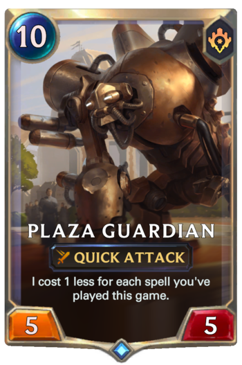 Plaza Guardian Card