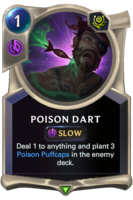 Poison Dart Card