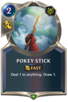 Pokey Stick Card