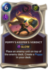 Poppy's Keeper's Verdict Card