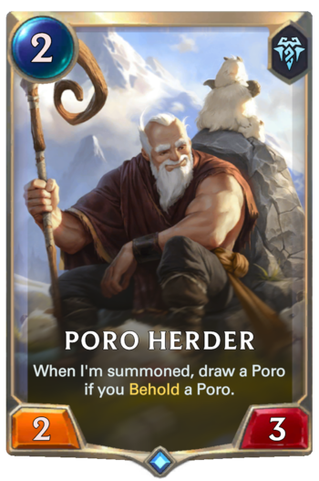 Poro Herder Card