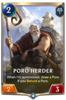 Poro Herder Card