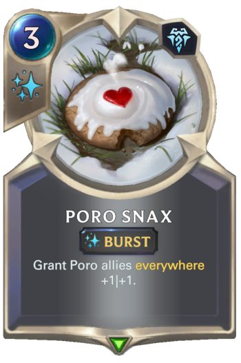 Poro Snax Card