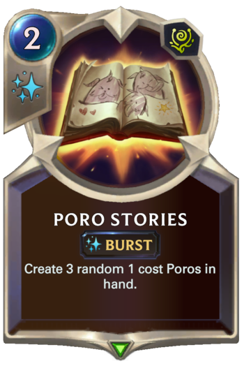 Poro Stories Card