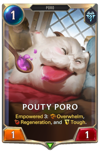 Pouty Poro Card