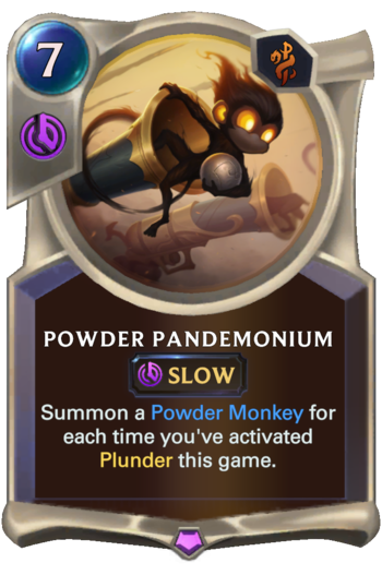 Powder Pandemonium Card