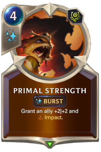 Primal Strength Card