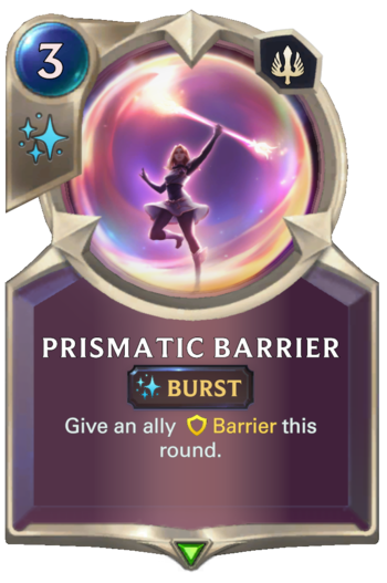 Prismatic Barrier Card